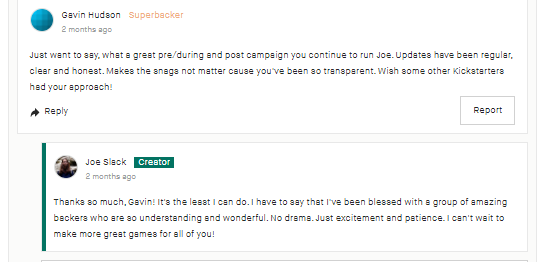 Kickstarter Lessons: Always be professional and polite (even when your backers aren’t) 4 Kickstarter Lessons: Always be professional and polite (even when your backers aren’t) 4