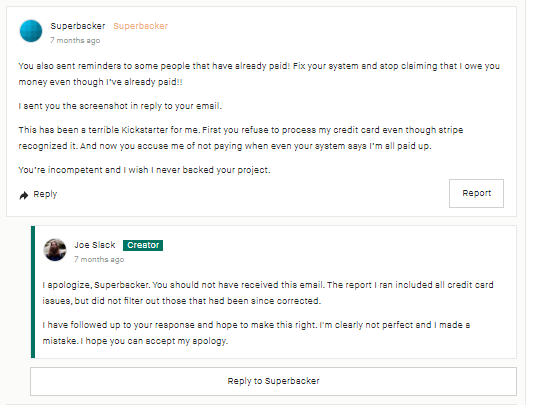Kickstarter Lessons: Always be professional and polite (even when your backers aren’t) 1 Kickstarter Lessons: Always be professional and polite (even when your backers aren’t) 1